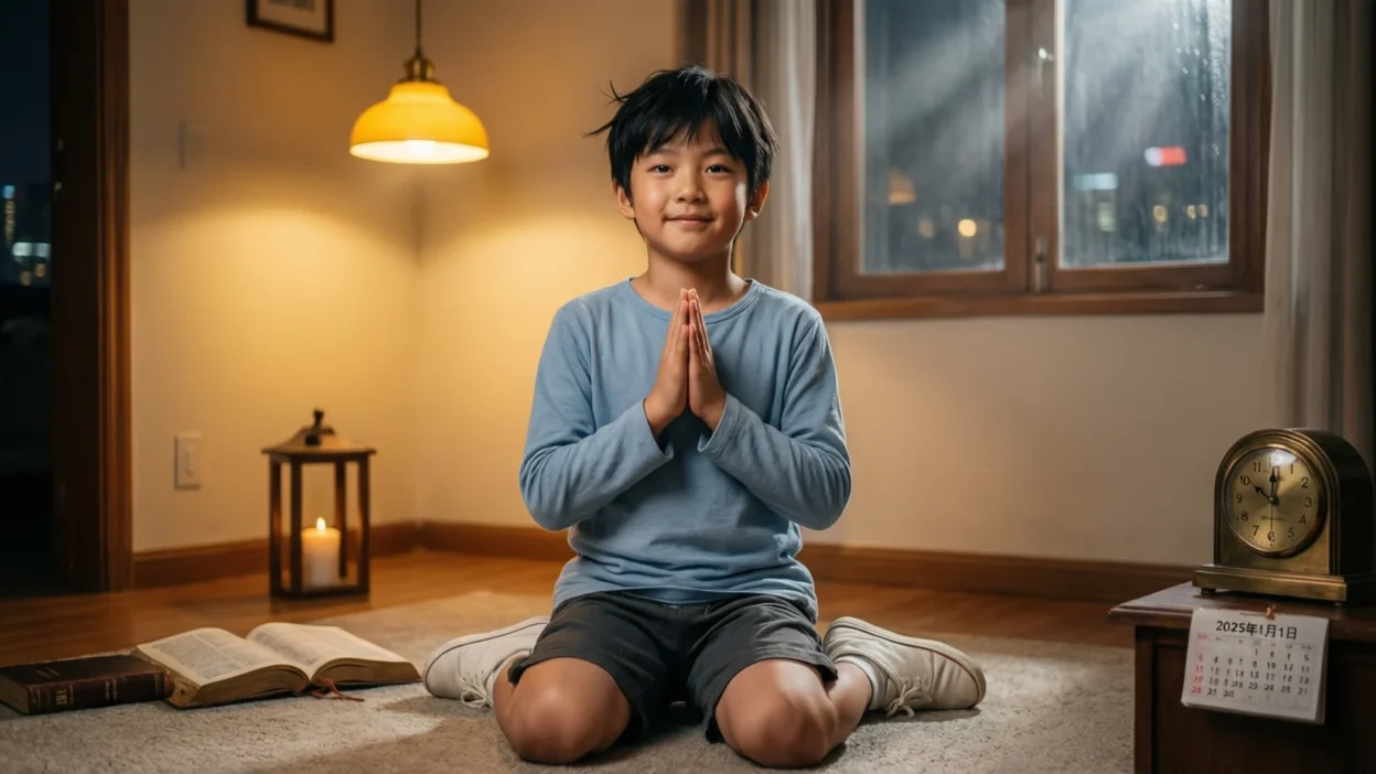 Happy New Year Prayer Message for My Son