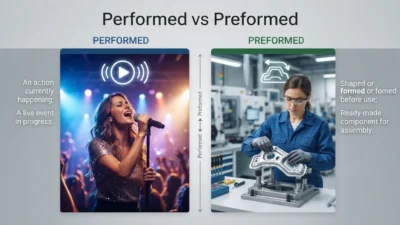 Performed vs Preformed