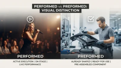 Performed vs Preformed