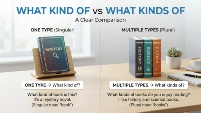 What Kind of vs What Kinds of
