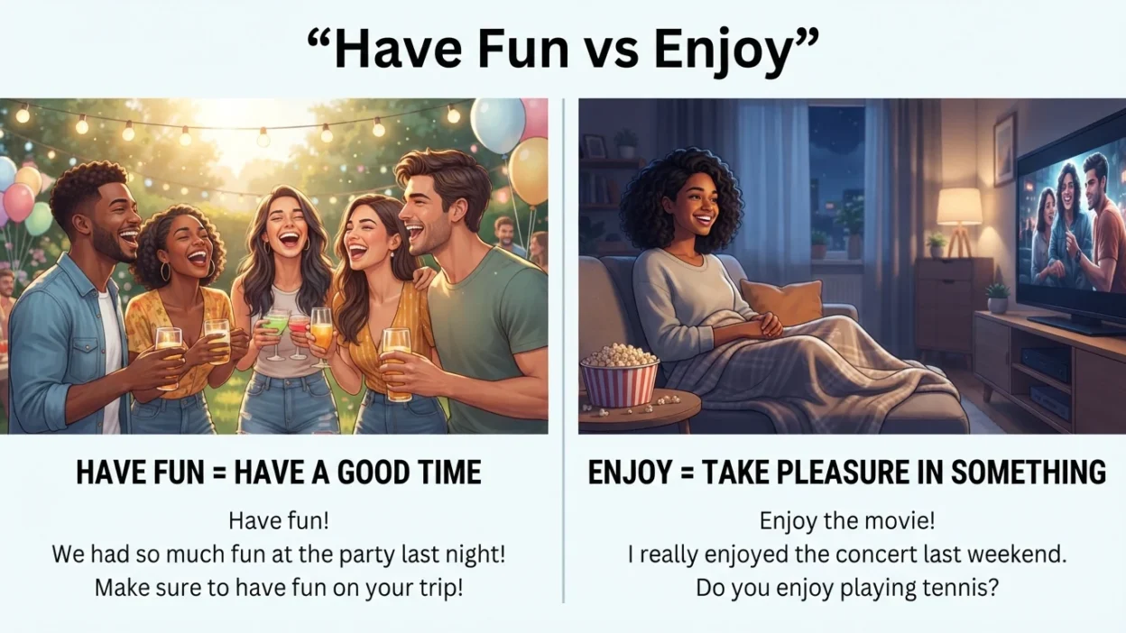 Have Fun vs Enjoy