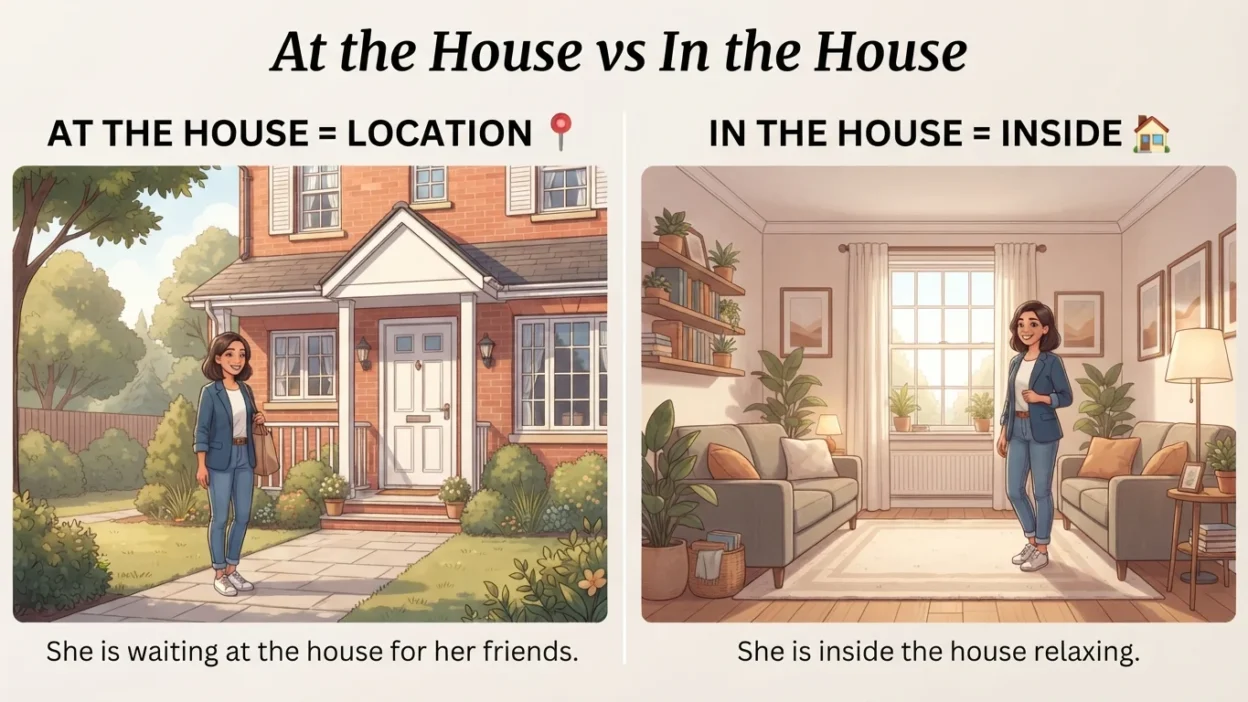 At the House vs In the House