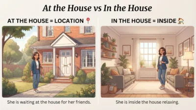 At the House vs In the House