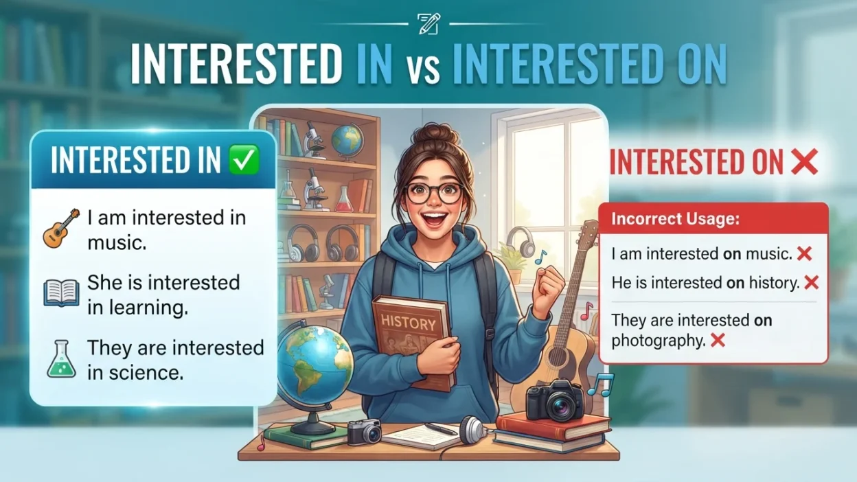 Interested In vs Interested On