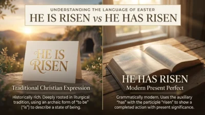 He Is Risen vs He Has Risen