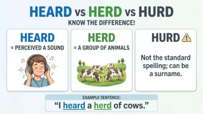 Heard vs Herd vs Hurd
